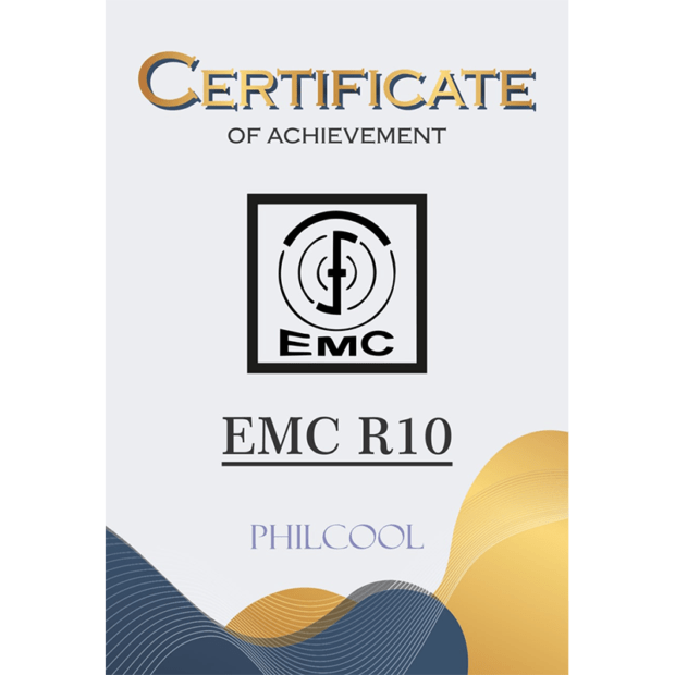 گواهی نامه EMC R10